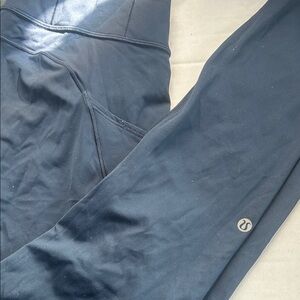 For bundles only - Lululemon pants leggings pockets side Navy 8